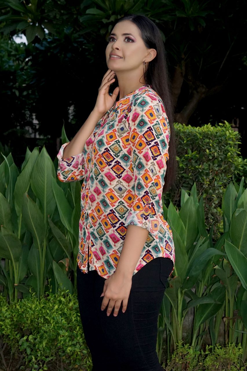 Rozaana Crepe Top | Shop for Crepe Tops Online